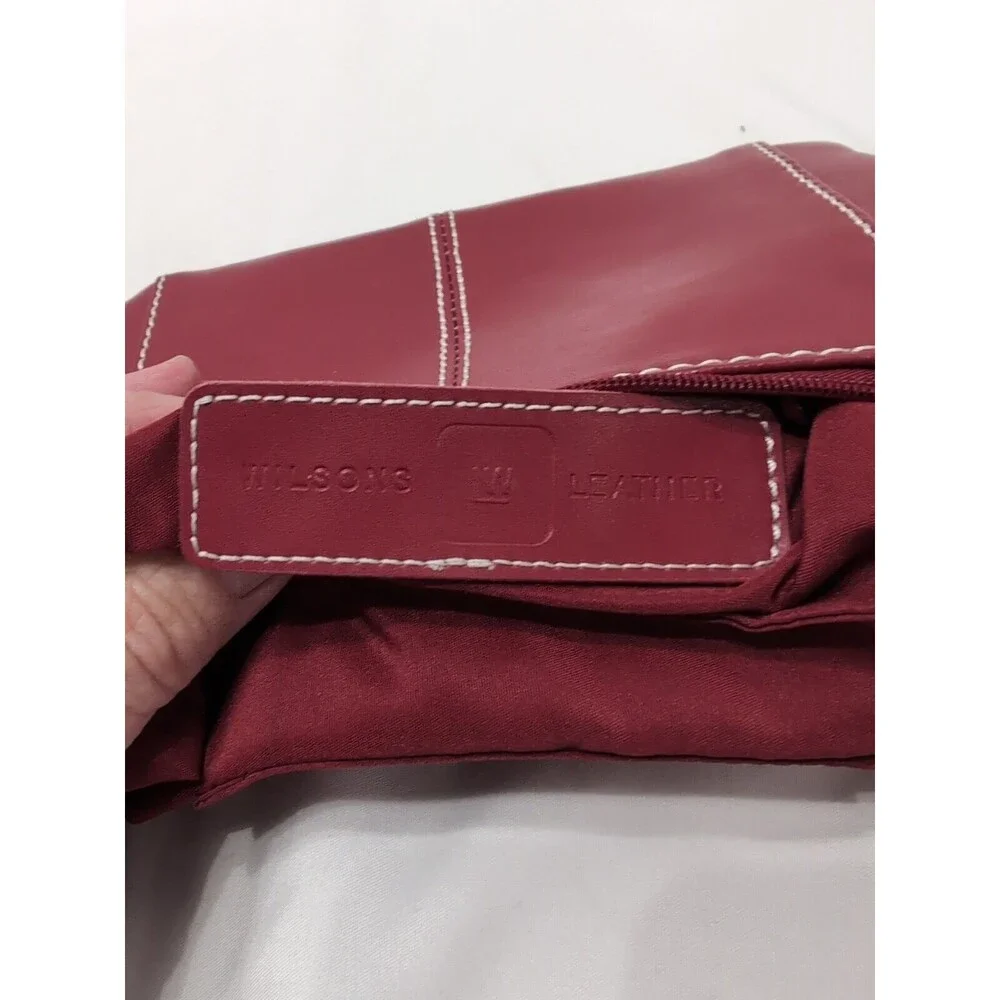 Wilsons Leather nwot red